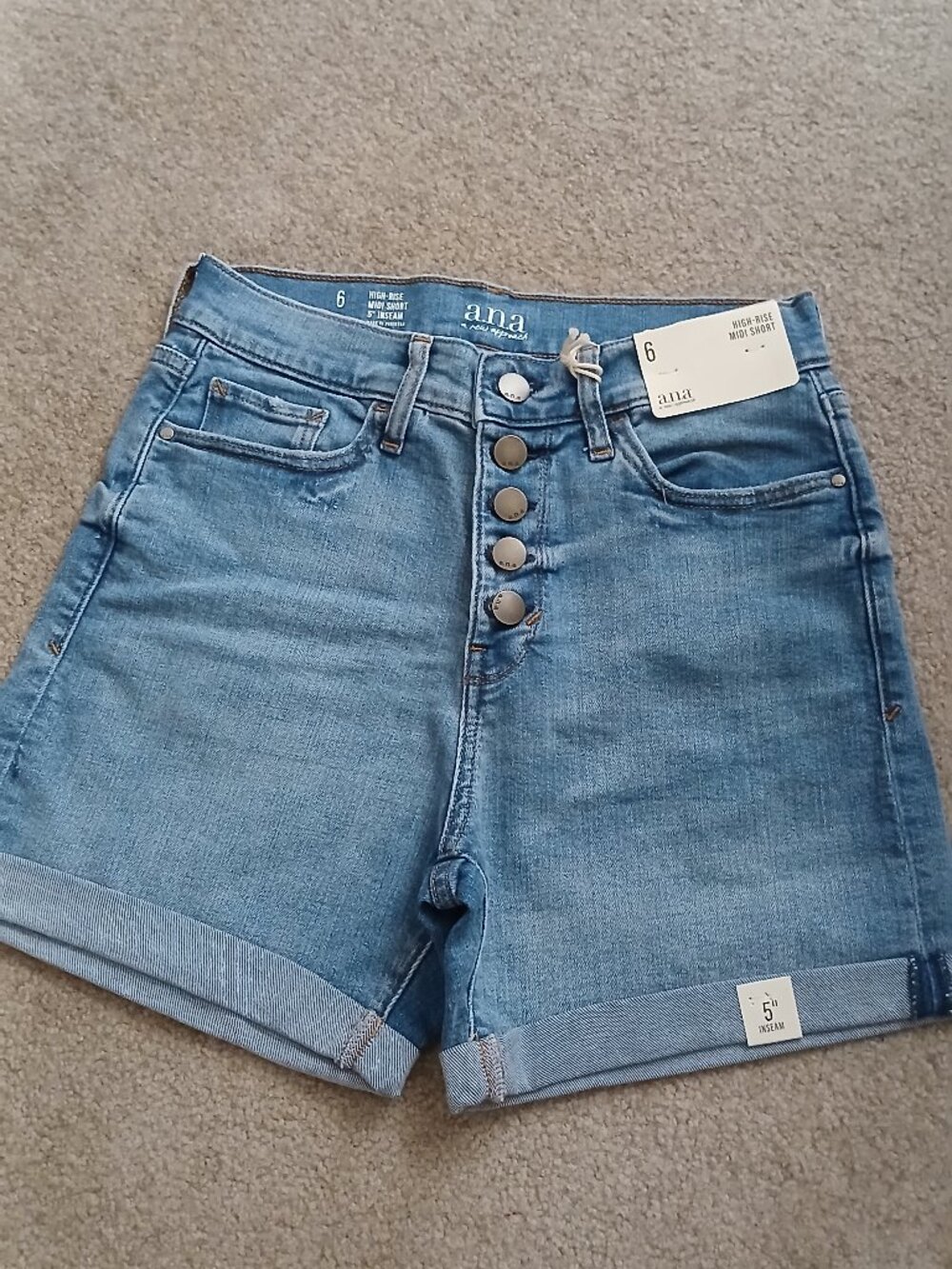 ANA High Rise Denim Shorts